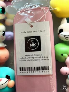 MK Lavender Silicone Pencil Case